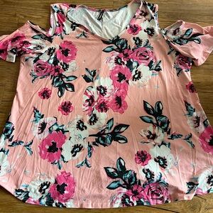 Cold shoulder top